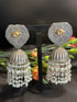 Oxidized Pearl Prisha Jhumkas