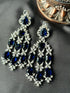 Blue stone Dangler Earrings