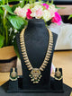 Premium Guttapusalu pearls Green Necklace