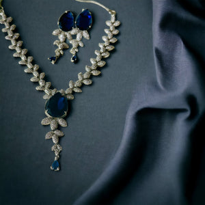 Ad Necklace - Blue Stone
