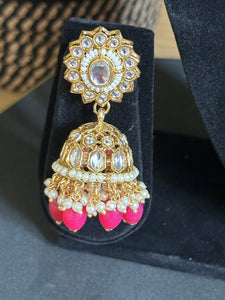 Pachi Kundan Choker with Pearls and Pink stone