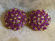 Purple and Gold Studs