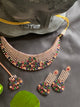 American Diamond Necklace set-Multicolor