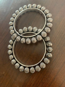 Kolhapuri oxidised bangles Set of 2  - 1