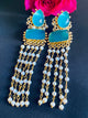 Tassel Earrings- Sea Blue