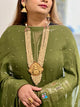 Royal Lakshmi pendant Long necklace with jhumka