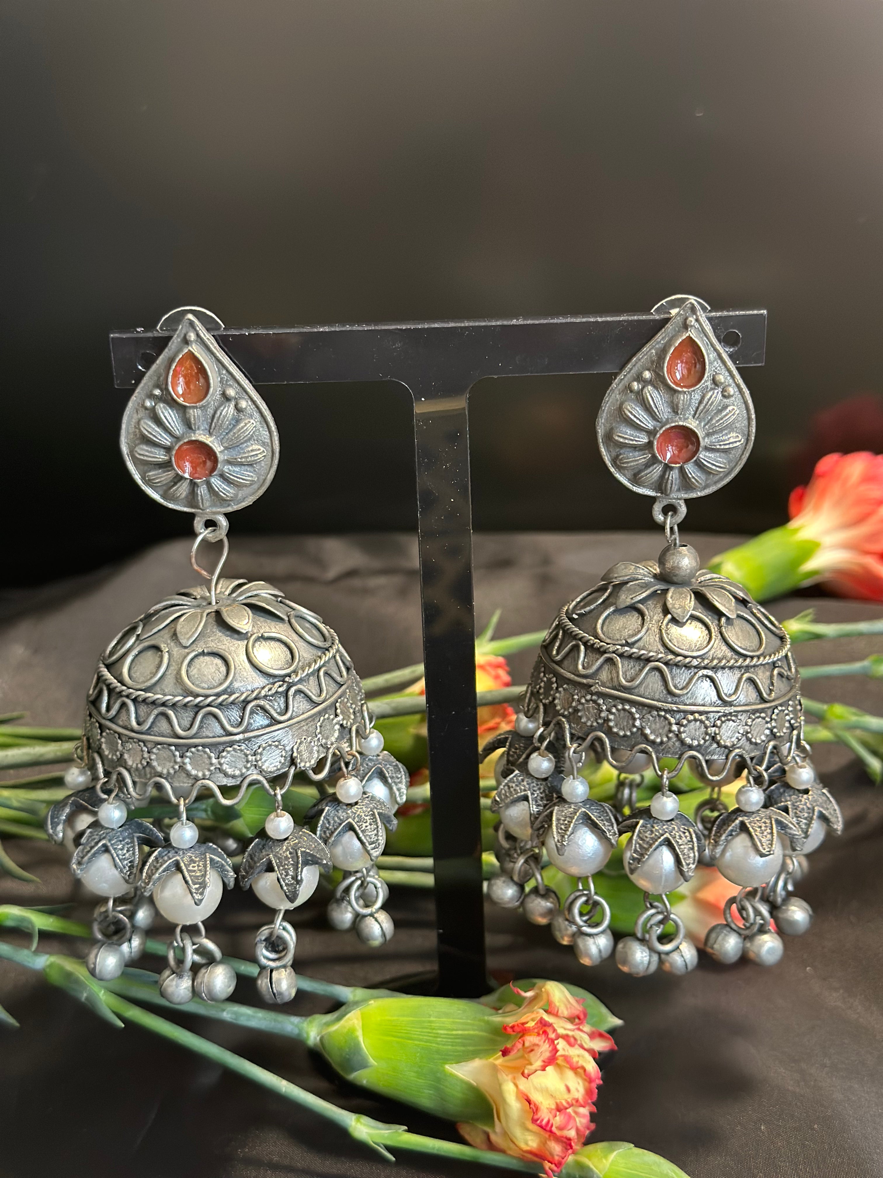 Oxidised jhumkas 2025 online shopping